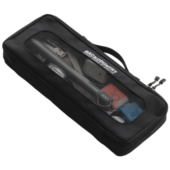 백컨트리 로고 패치 파우치 캠핑 수납 텐트 다용도 가방