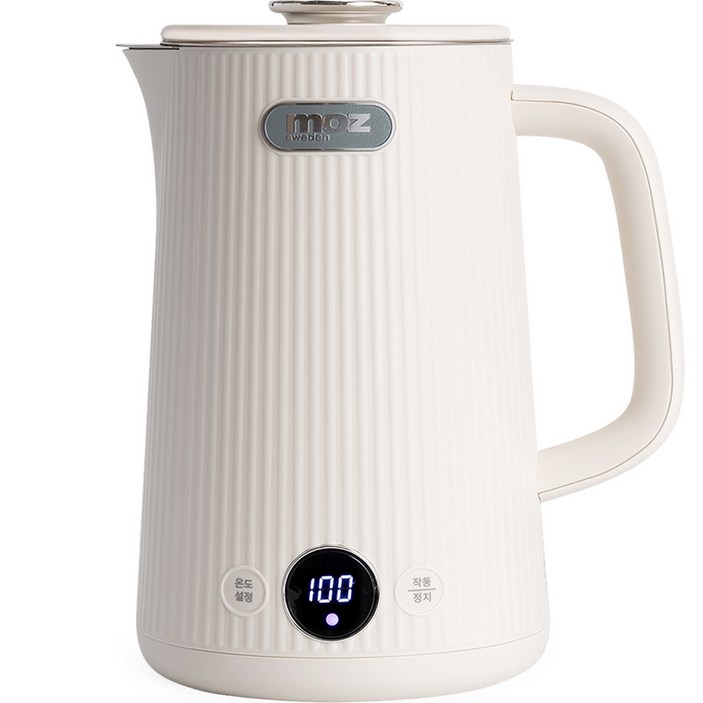 모즈스웨덴 온도조절 보온 전기포트 아이보리, MC-1700