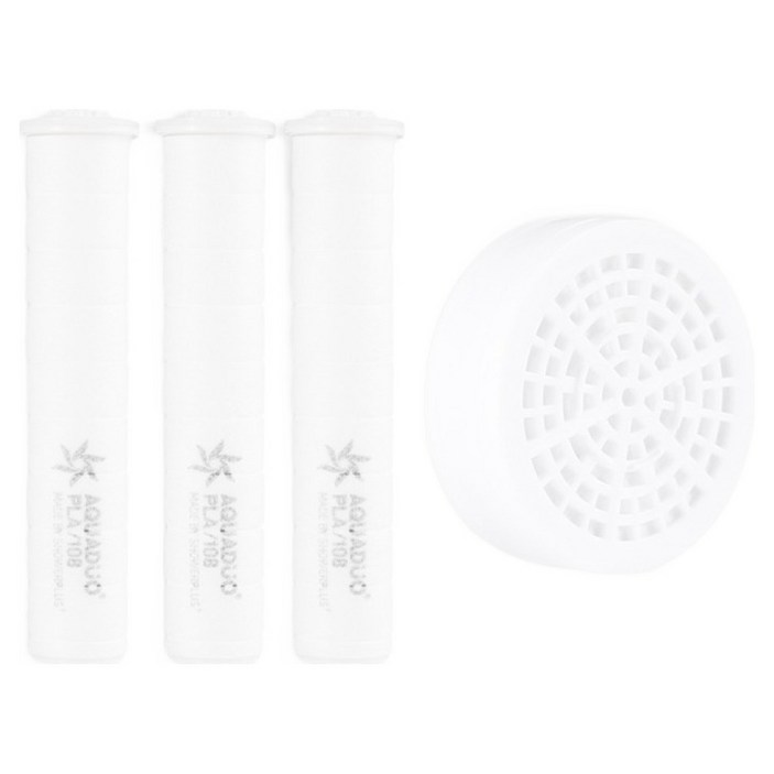 아쿠아듀오 블라썸 샤워기 PLA 리필필터 3p  헤드필터 혼합 세트, 1개, 단일색상