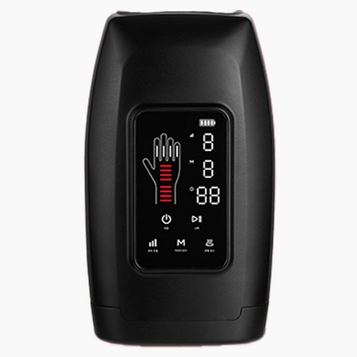 닥터포텐 프리미엄 온열 손가락 손 마사지기 X Pro, HM001, 블랙