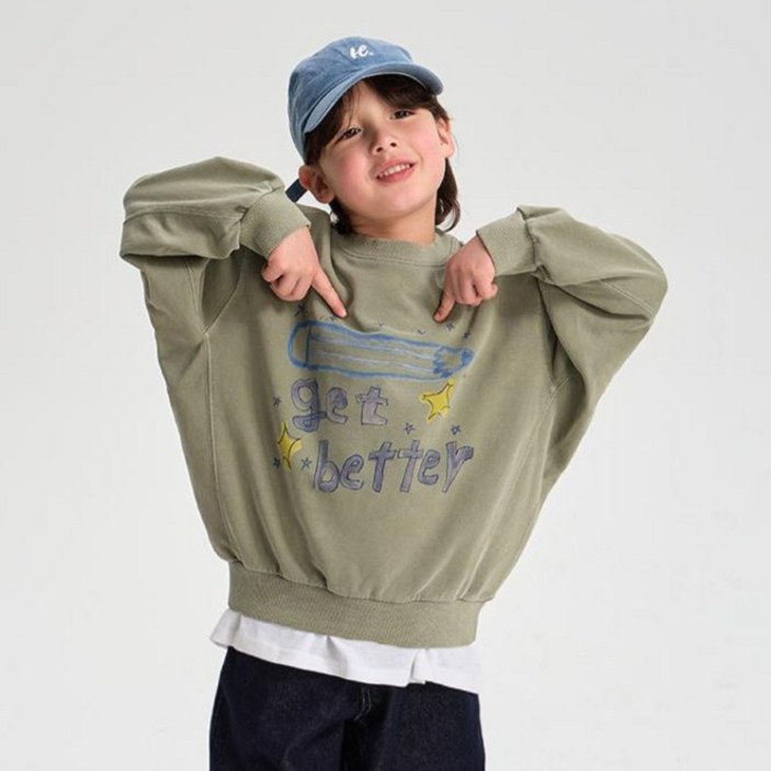 보이티브 홉스 피그먼트 맨투맨 V1167