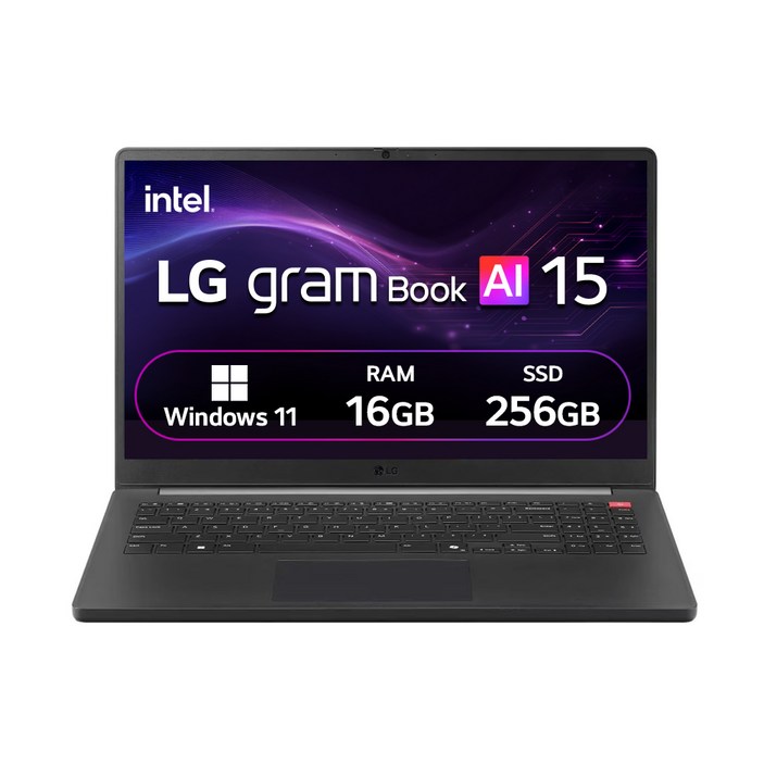 LG전자 2026 그램북 AI 15 코어 Ultra5, 타이탄 블랙, 15U50U-GA5CK, 256GB, 16GB, WIN11 Home