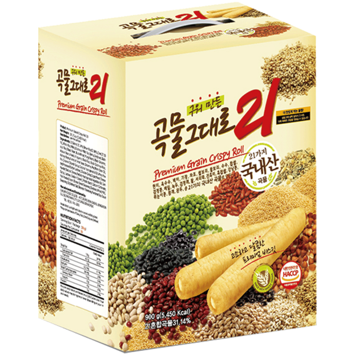 곡물그대로21 크리스피롤 선물세트 곡물그대로21 크리스피롤 선물세트