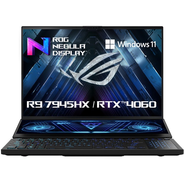 에이수스 2023 ROG 제피러스 듀오 16 라이젠9 라이젠 7000 시리즈 지포스 RTX 4060, Black, 2560GB, 16GB, WIN11 Home, GX650PV-N4012W