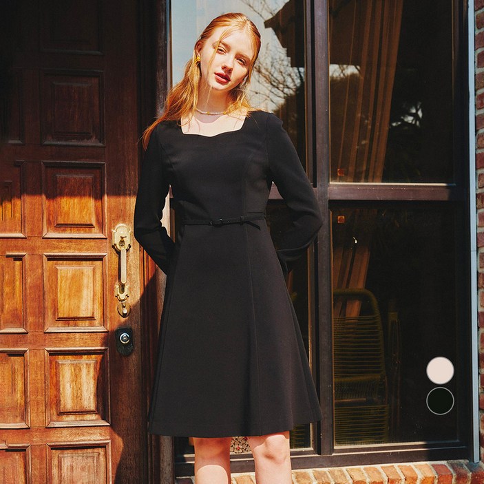 올리브데올리브 여성용 네크라인포인트 원피스