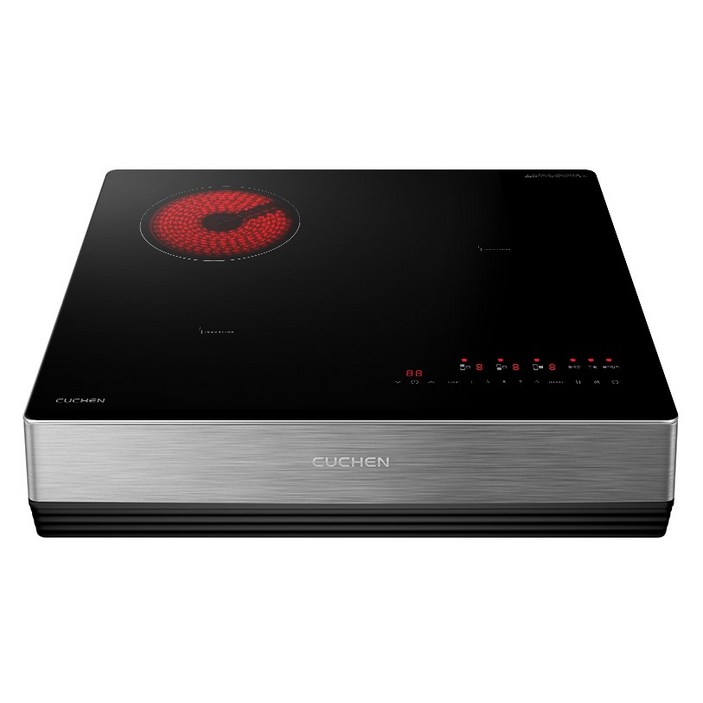 쿠첸 빌트인 SMART 하이브리드 레인지 3구  스탠드케이스 150mm 방문설치, CIRC3S3410DSBE, 프리스탠딩150mm