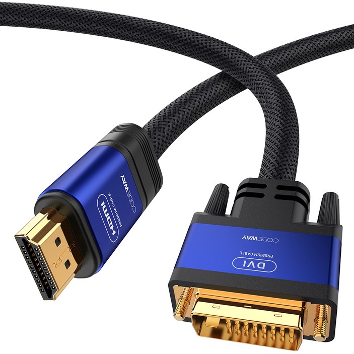 모니터케이블 코드웨이 HDMI to DVI-D 케이블 FHD 4K60Hz