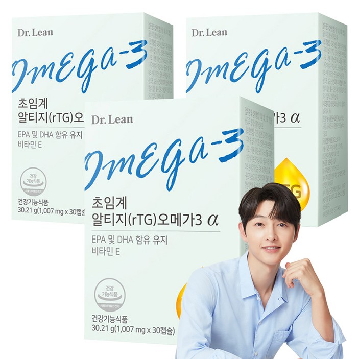 닥터린 초임계 알티지 오메가3 알파 30.21g, 30정, 3개 닥터린 초임계 알티지 오메가3 알파 30.21g, 30정, 3개