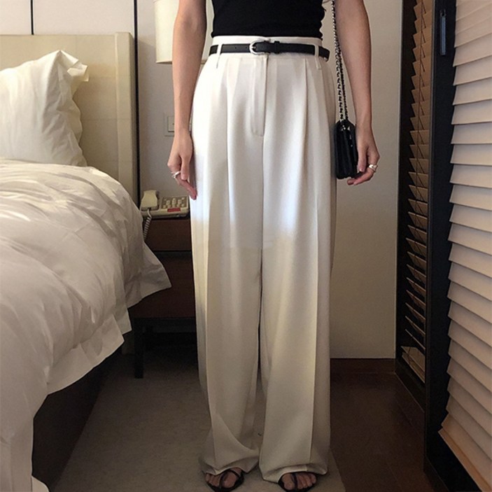 루나걸 여성용 로네트 와이드 슬랙스 L25SMP031114