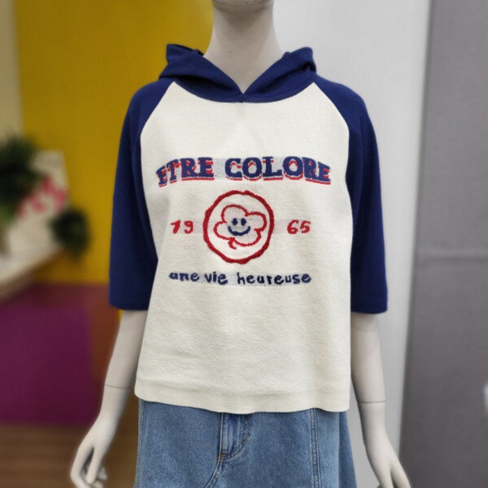 베네통 래글런 스마일 후드니트 BAKPA5411_DJ 2166616