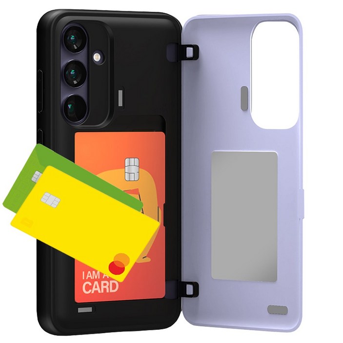 교통카드2장수납 구스페리 마그네틱 도어범퍼 갤럭시S24