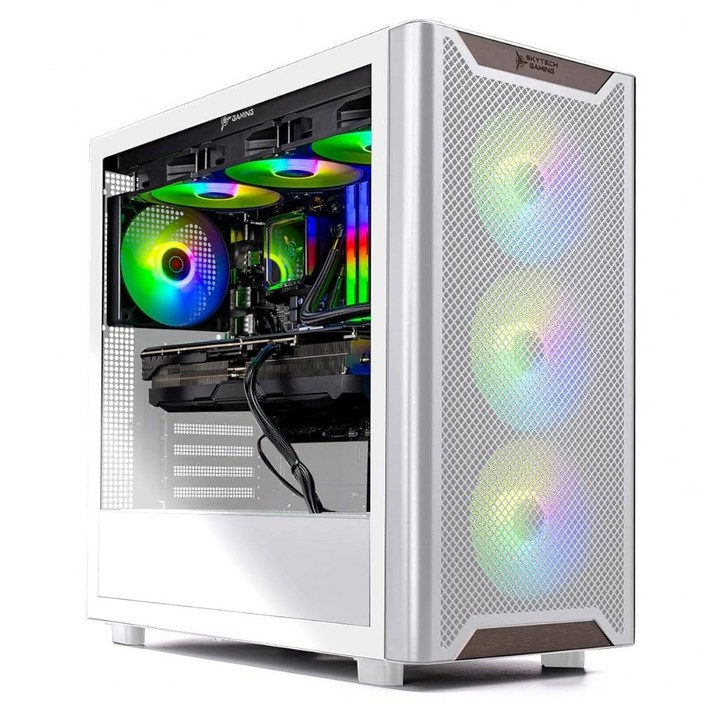 스카이테크 게이밍 램페이지 데스크톱 PC, Ryzen 7 9700X 3.8GHz(5.5GHz), AMD RX 9070XT 16GB, 2TB Gen4 NVMe SSD, 32GB DD