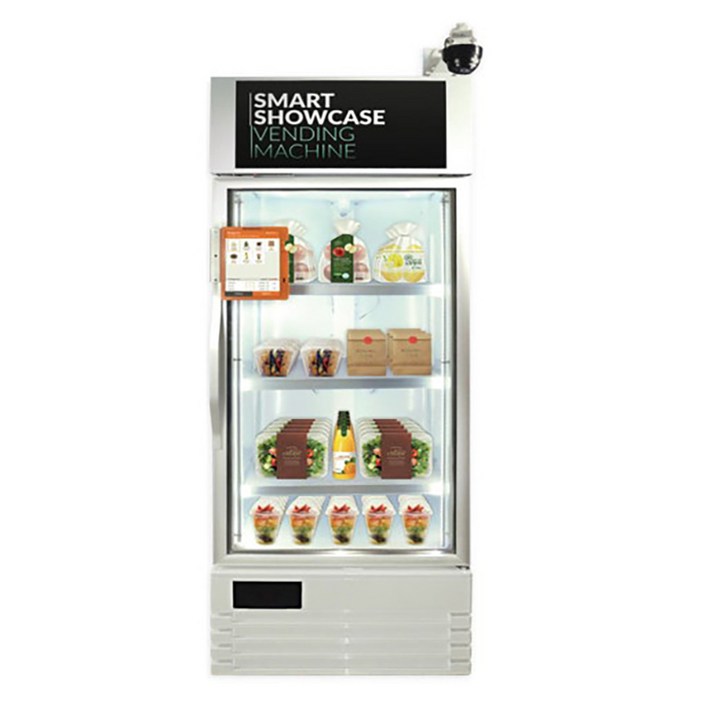 최신냉장고 무인카페 쇼케이스 냉장고 스크린냉장고 카드리더기 이동식 5칸