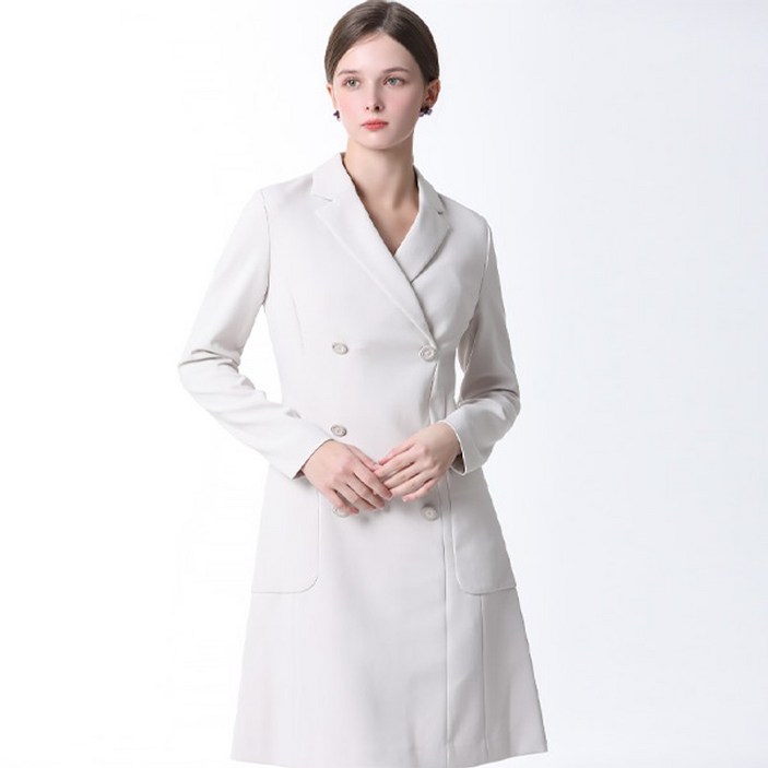 리스트 A라인 더블 브레스트 원피스  택가격  308000원