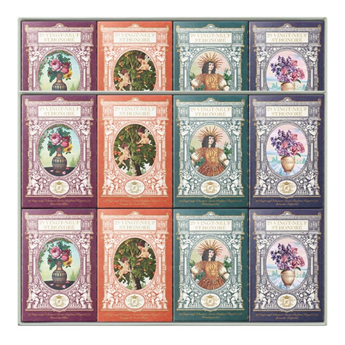 [뱅네프생토노레] 신제품 새로운향 사봉 파퓨메 로얄 1779 프랑스향 향수비누 시즌2 집들이선물 답례품 어버이날 스승의날 성년의날 선물, 135g, 16개입