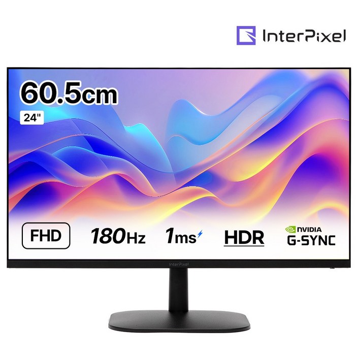 인터픽셀 IP2442 FHD 180Hz 24인치 게이밍 모니터, IP2442무결점, 60.5cm 인터픽셀 IP2442 FHD 180Hz 24인치 게이밍 모니터, IP2442무결점, 60.5cm