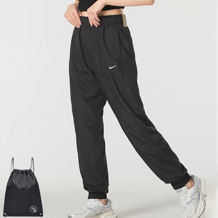 나이키 여성 UV 우븐 바스락 트레이닝 러닝 운동 긴바지 팬츠 (PGN짐쌕가방 지급)