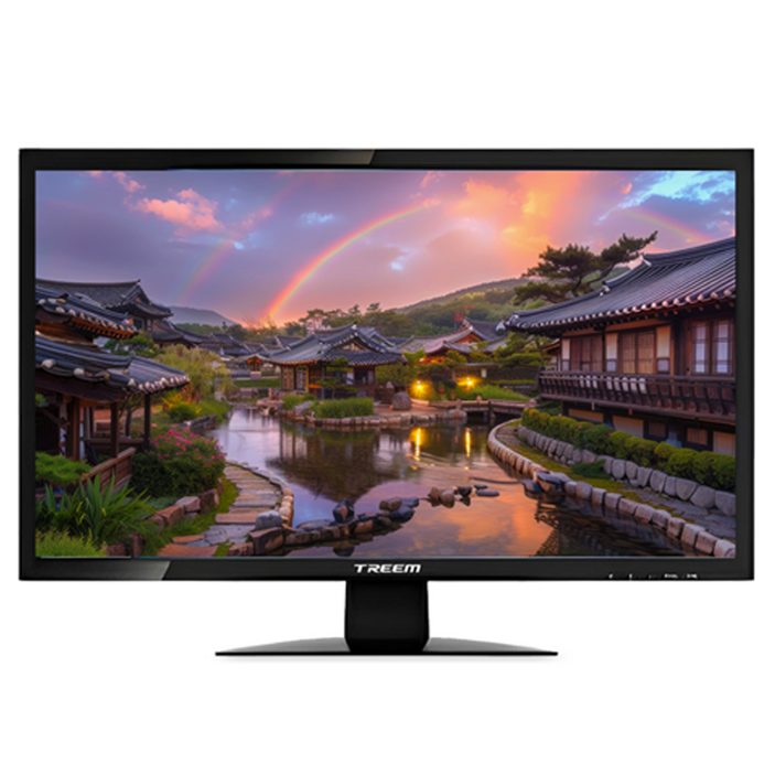 24인치 중소기업 TRM24WH HDMI 굿 화질모니터, 24인치 중소기업 TRM24WH, 60cm