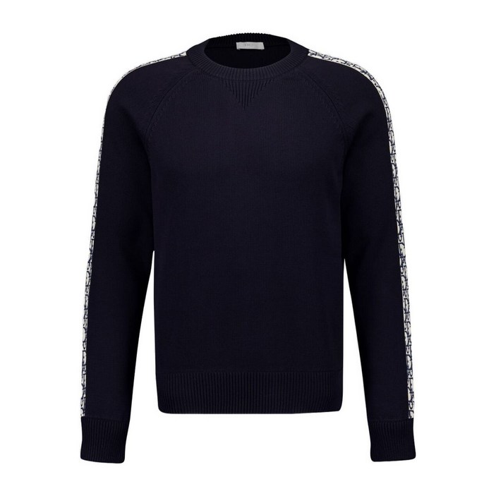 디올 오블리크 인서트 소매 스웨터