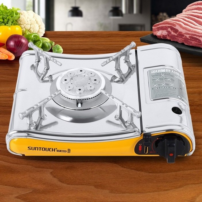 캠핑용 가스버너 고화력 부르스타 휴대용 안전설계, 1개, 디크리 ST-002A