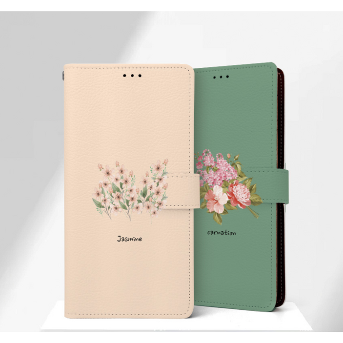 시리우스 꽃말 플라워 지갑 카드 수납 다이어리 케이스 휴대폰 갤럭시A53 5G A536