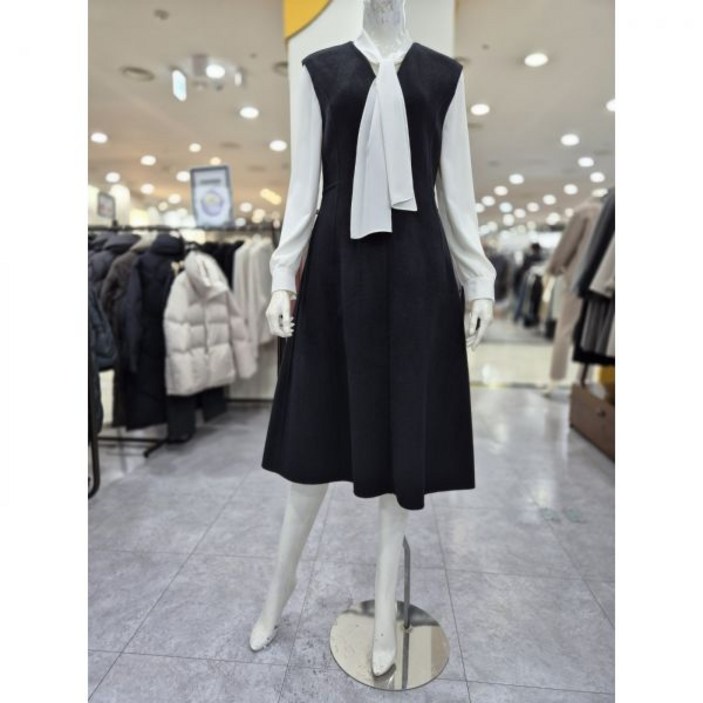 레노마레이디 민소매 브이넥 롱 모직 원피스 R2F41HOP010 백화점 아울렛 한정수량 4362959