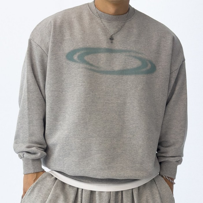 PACIENCIA 써클 오버핏 맨투맨