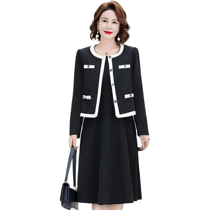 JoYouth  상견례룩 하객룩 중년 여성 정장 원피스 50대 60대