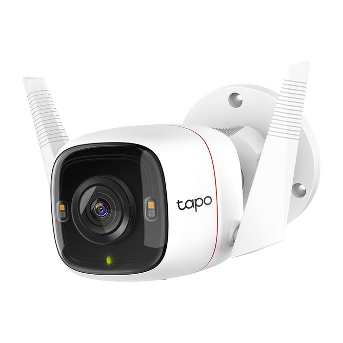 티피링크 Tapo C320WS 400만화소 야간LED조명풀컬러 흑백전환 실외방수 홈CCTV, 1개