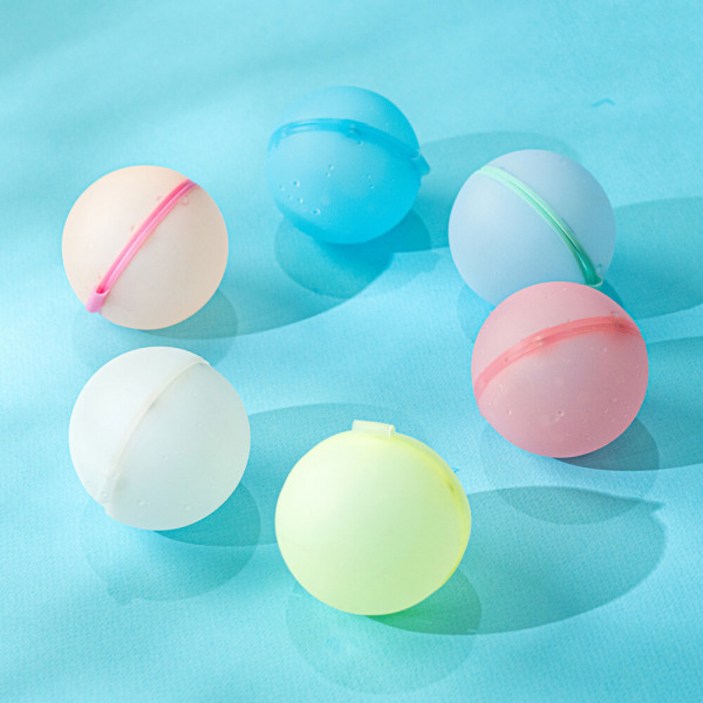 실리콘 물풍선 6색 세트
