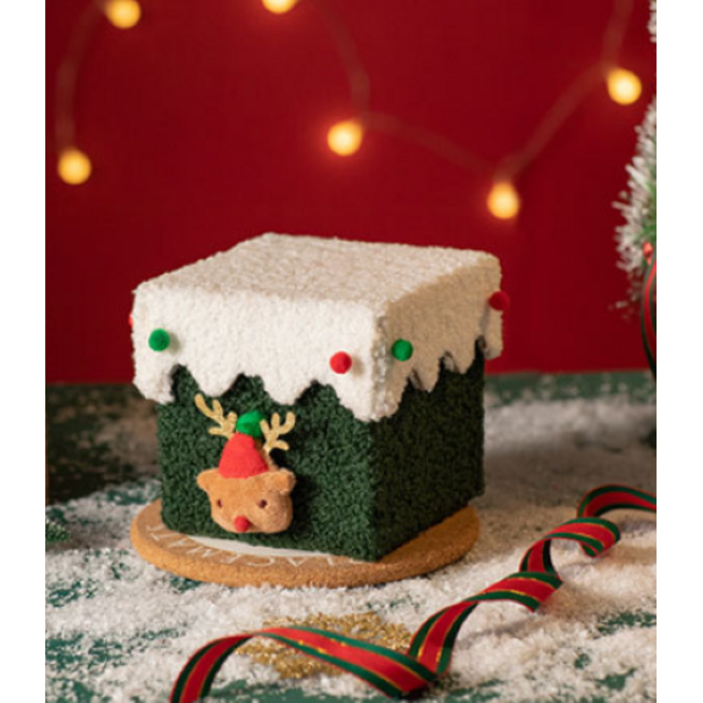 크리스마스 선물상자 포장 고급 캐시미어 벨벳 장식 소품