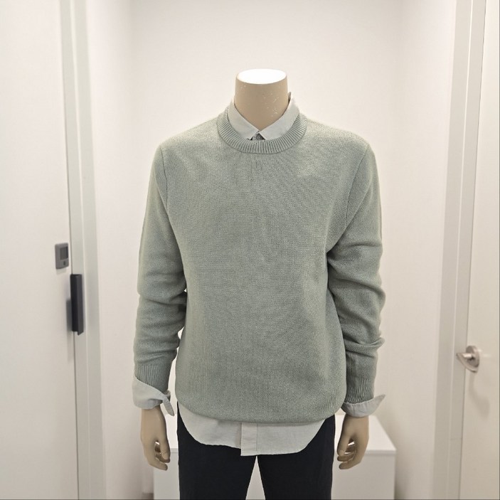 지오다노 남자 더블니트 크루넥 니트 스웨터 11컬러 055910
