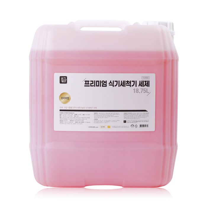 공간케어 대용량 업소용 프리미엄 식기세척기 세제, 2개, 18.75L