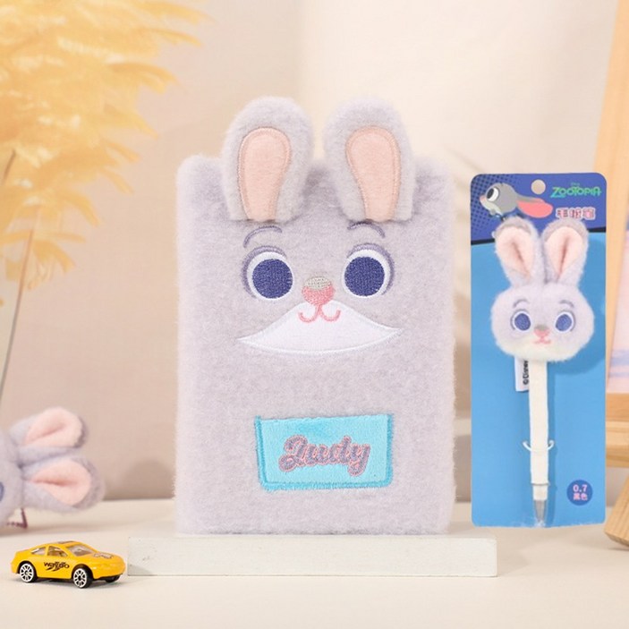문구보따리 주토피아 수첩볼펜 다이어리 디즈니 다이어리 주디 닉, 1세트, 주디(Judy)