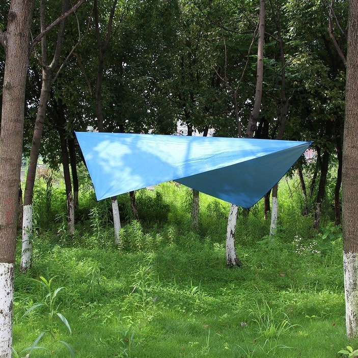 대운샵 캠핑용 타프 SY-HT02 블루 타프텐트