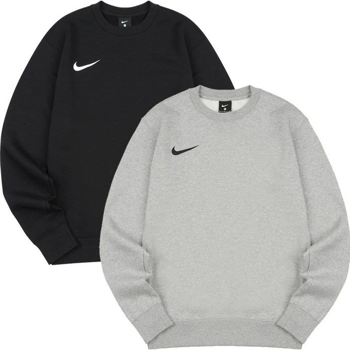 나이키 플리스 PARK 크루 맨투맨 라운드 긴팔 기모 티셔츠