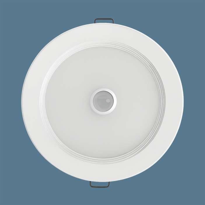 루미안 KS 국산 LED 다운라이트 센서등 타공 6인치(15Cm) 15W 현관등 복도등, 200개, 전구색(노란색 3000k)