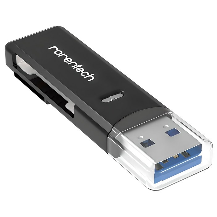 로랜텍 USB 3.0 블랙박스 SD카드 멀티 카드 리더기