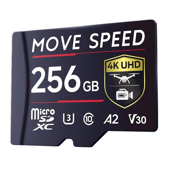 MOVESPEED B300 170MBs TF카 메모리카드 고속 마이크로 SD카드 대용량 공용 저장카드 Switch 게임기카메라드론블랙박스 호환, 1개, 256GB
