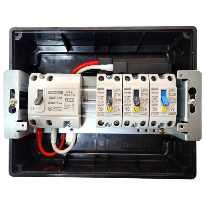 상도전기 매립 3회로 주택용세대분전반 두꺼비집 전기박스, 1개