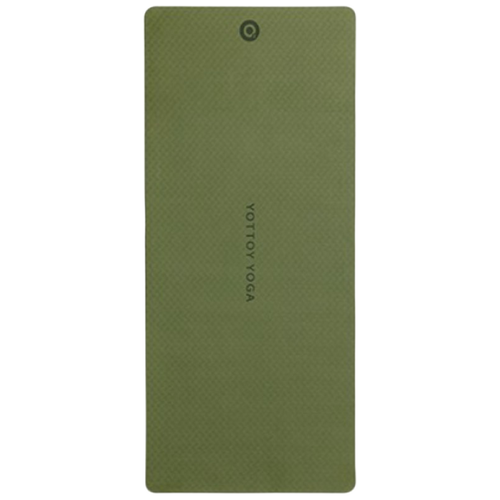 YOTTOY KOREA 요토이 이중 세균 억제 미끄럼방지 리얼 TPE 프리미엄 항균 요가매트 스탠다드, 1개, 그린