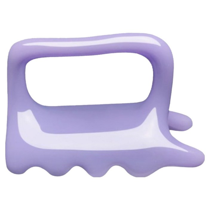 하루의 이시영 괄사마사지 프리미엄 괄사 밀랍수지괄사 마사지기 고급형, 퍼플, 4개