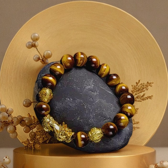 메이플블룸 비휴 호안석팔찌 원석팔찌 재물운 행운 천연석