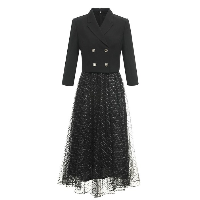 미니멈 여성용 더블버튼 샤 원피스23SS 백화점 단독 정상