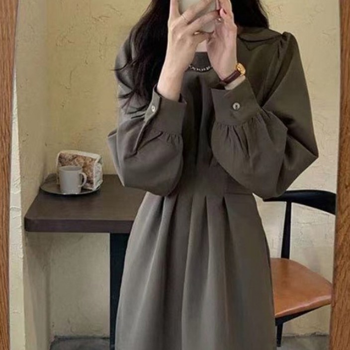 페이퍼먼츠 볼륨라인 데일리 세미 정장 원피스 00813 빅사이즈 포함