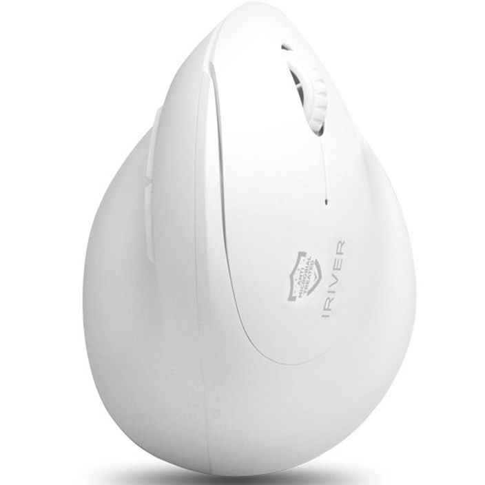 아이리버 컴팩트 무소음 블루투스 무선 버티컬 마우스 MedicEM3, MedicEM3w, 화이트