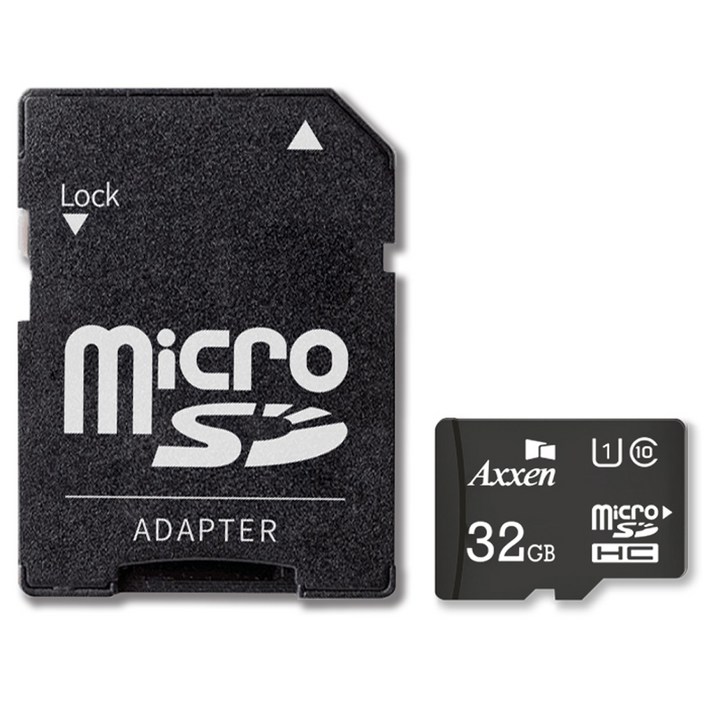 액센 프리미엄 마이크로 SD카드 + 어댑터 세트 MSD22, 32GB