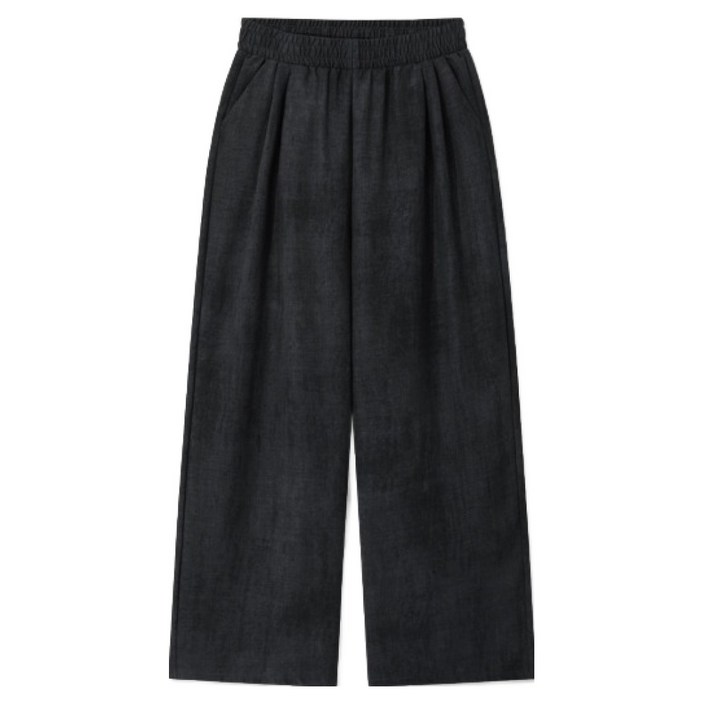 엠엔씨 남녀공용 소프트 린넨 투턱 와이드핏 팬츠 MDIP855LJ