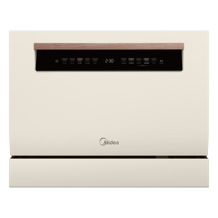 마이디어 카운터탑 앱연동 자동문열림 식기세척기 6인용, 아이보리, MDWTT0608AKR, 방문설치