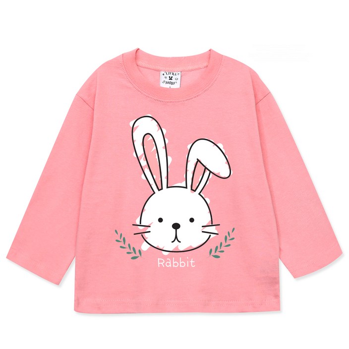 리틀래빗 아동용 봄가을 토끼 긴팔티